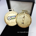 Medallas de carreras chapadas en oro de Logotipo 3D CARACELE